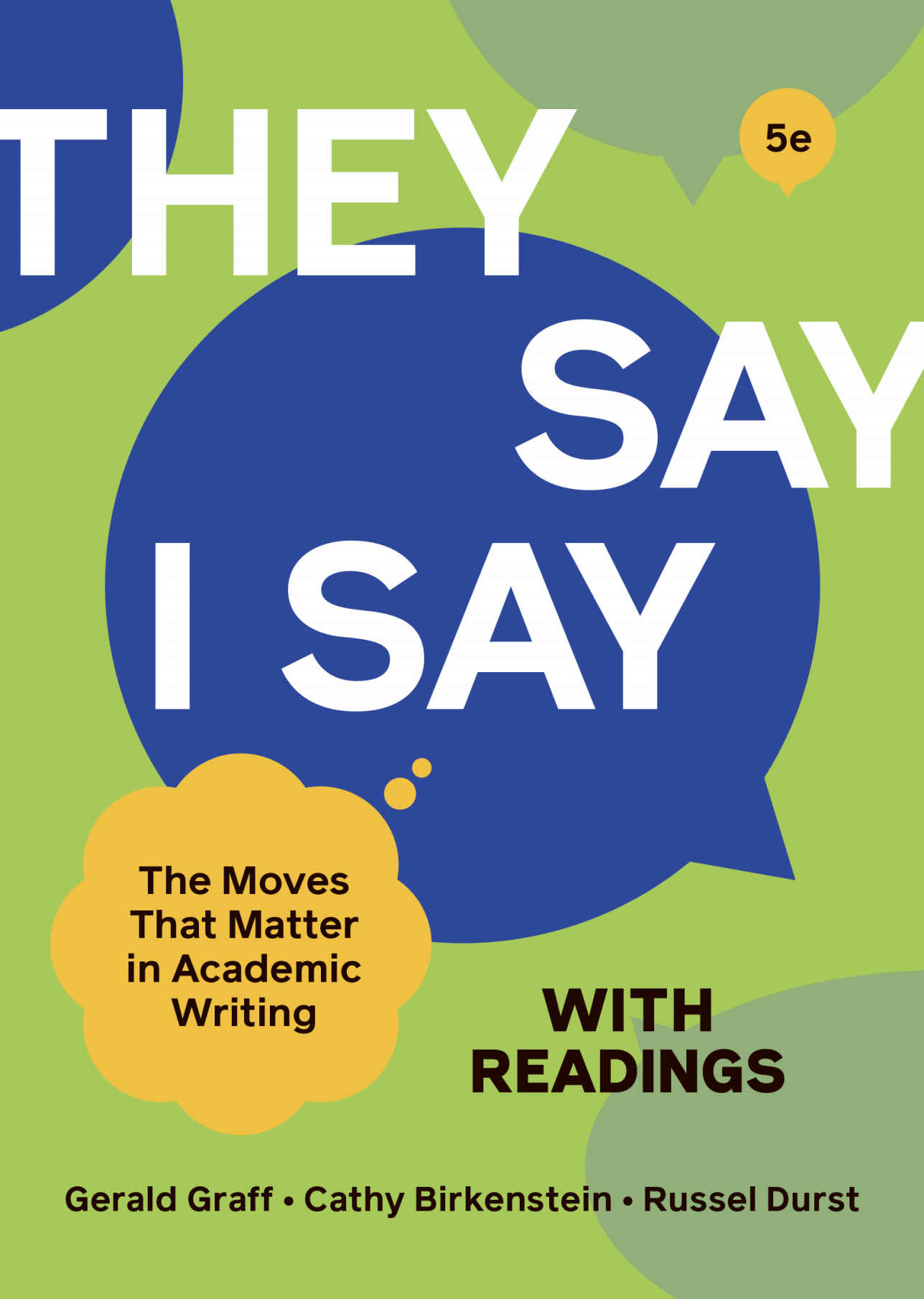  They Say I Say With Readings 5th Fifth Edition EBook