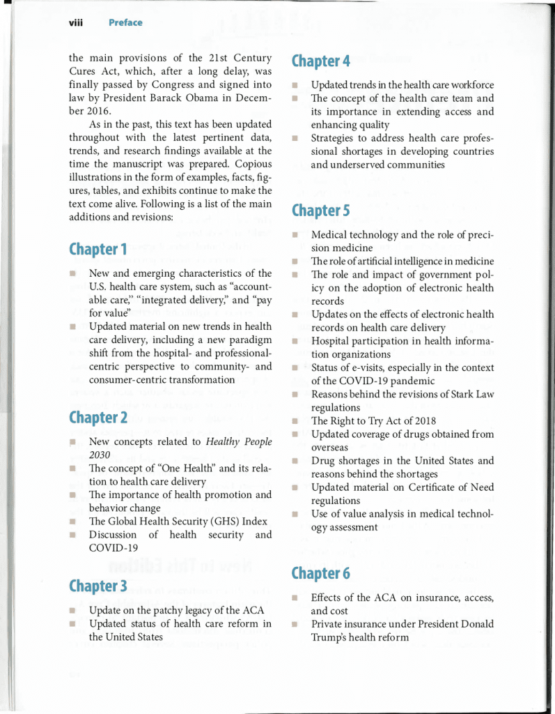 Delivering Health Care in America A Systems Approach 8th edition page 10