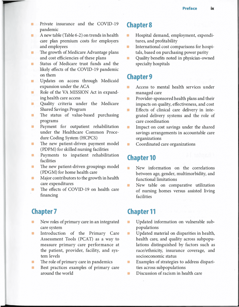 Delivering Health Care in America A Systems Approach 8th edition page 11